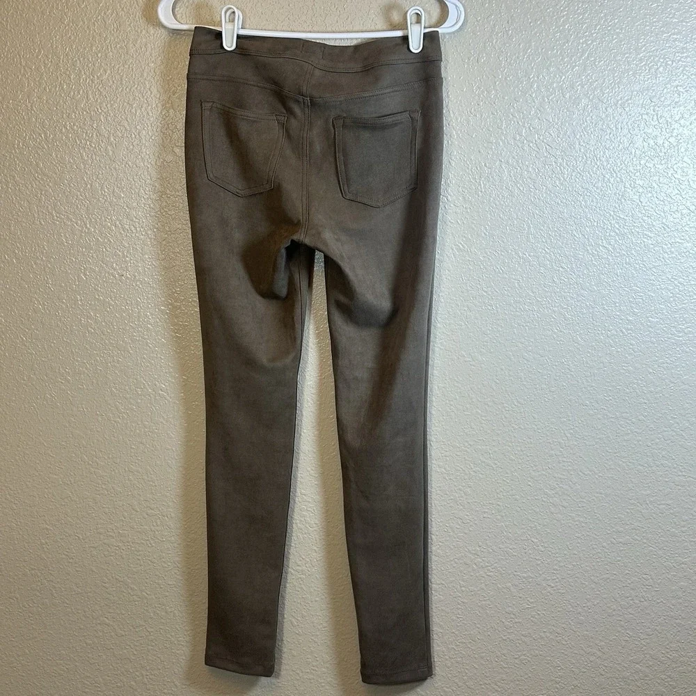Sneak Peak Suede Brown Skinny Legging Low Rise Size Small NWOT - Picture 2 of 10